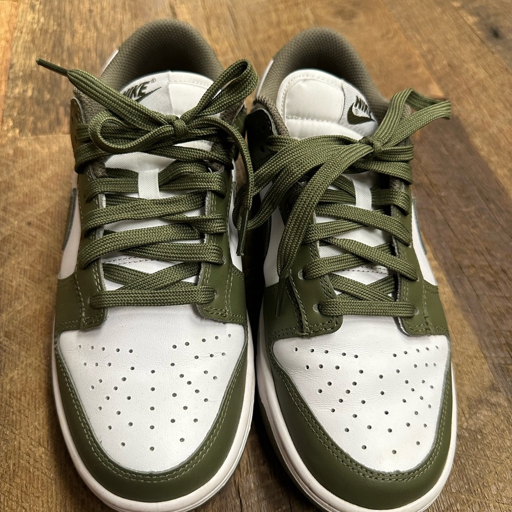 Women’s Nike camo green sneakers